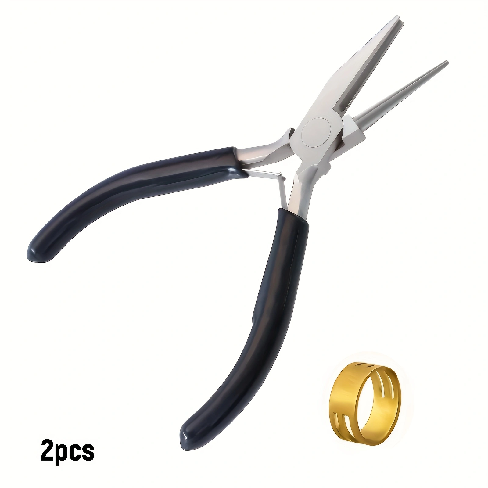 Jewelry Making Education - 2/1pcs black pointed nose pliers and