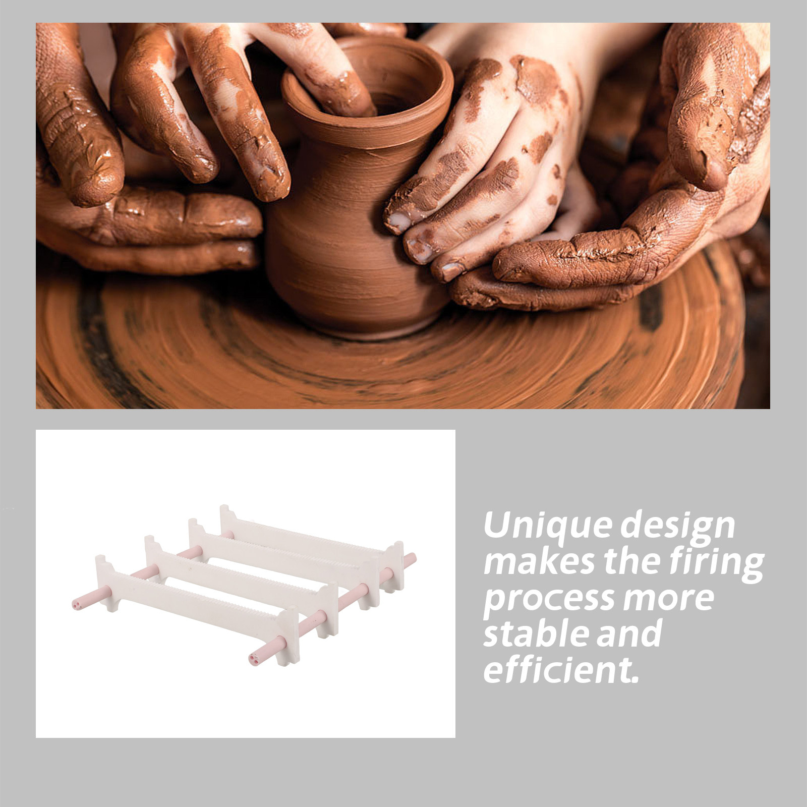 Jewelry Making Place - Ceramic Hanging Firing Holder Aluminium Oxide
