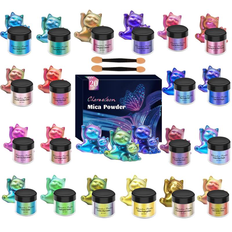 Jewelry Making Education - 10/20 Colors Set Resin Color-changing Pigment