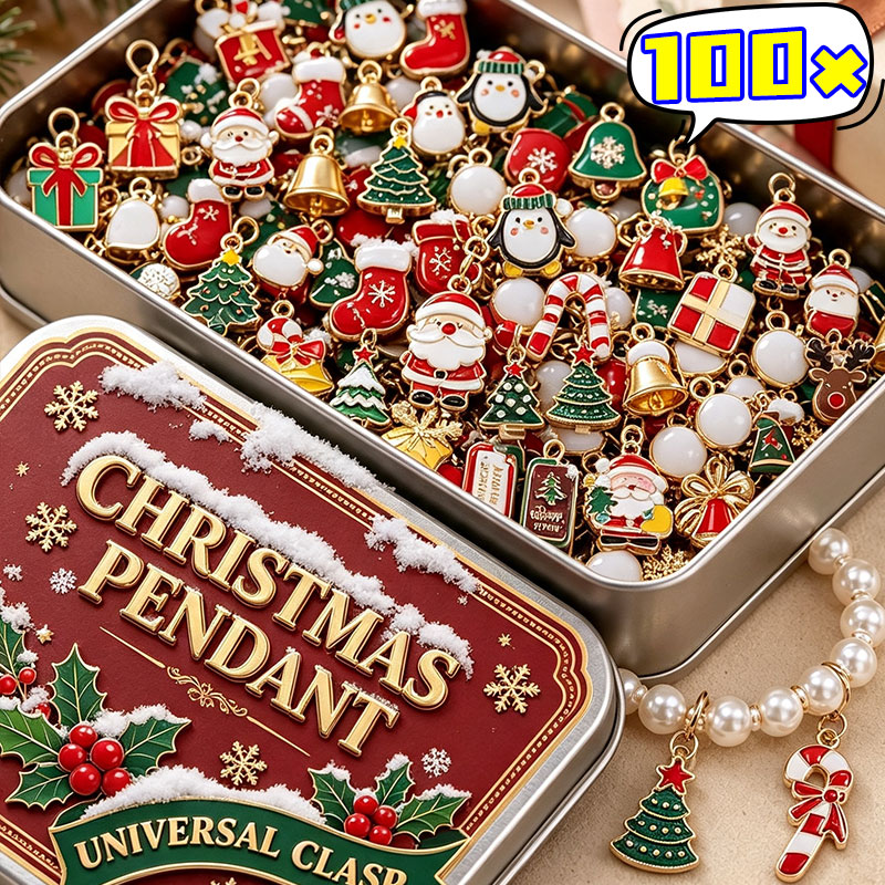 Jewelry Making Education - Christmas Keychains Pendants DIY Mixed Jewelry