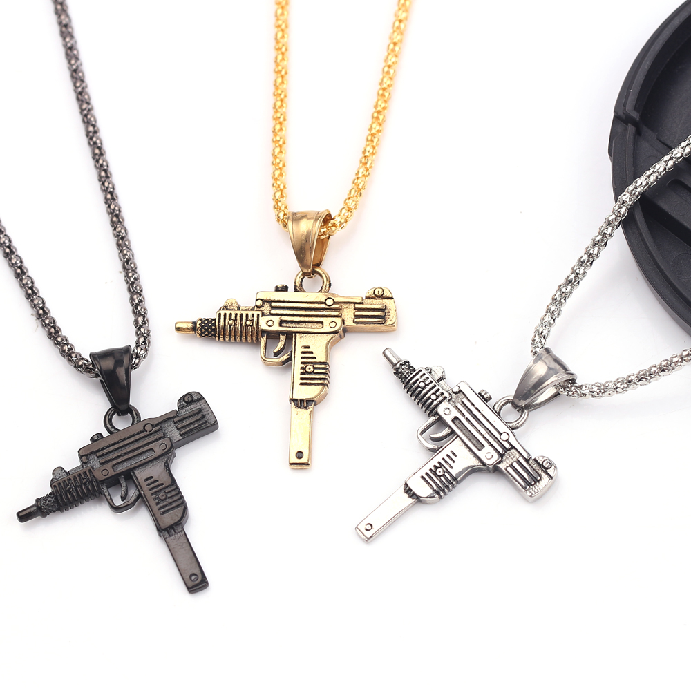 Punk Uzi Pistol Machine Gun Ne - огляд і ціна Jewelry Making Equipment