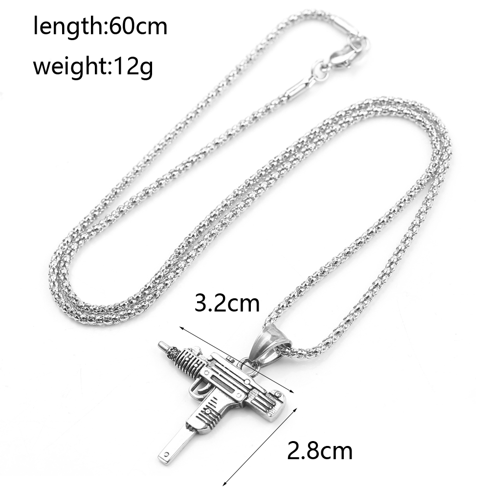 Punk Uzi Pistol Machine Gun Ne - огляд і ціна Jewelry Making Equipment