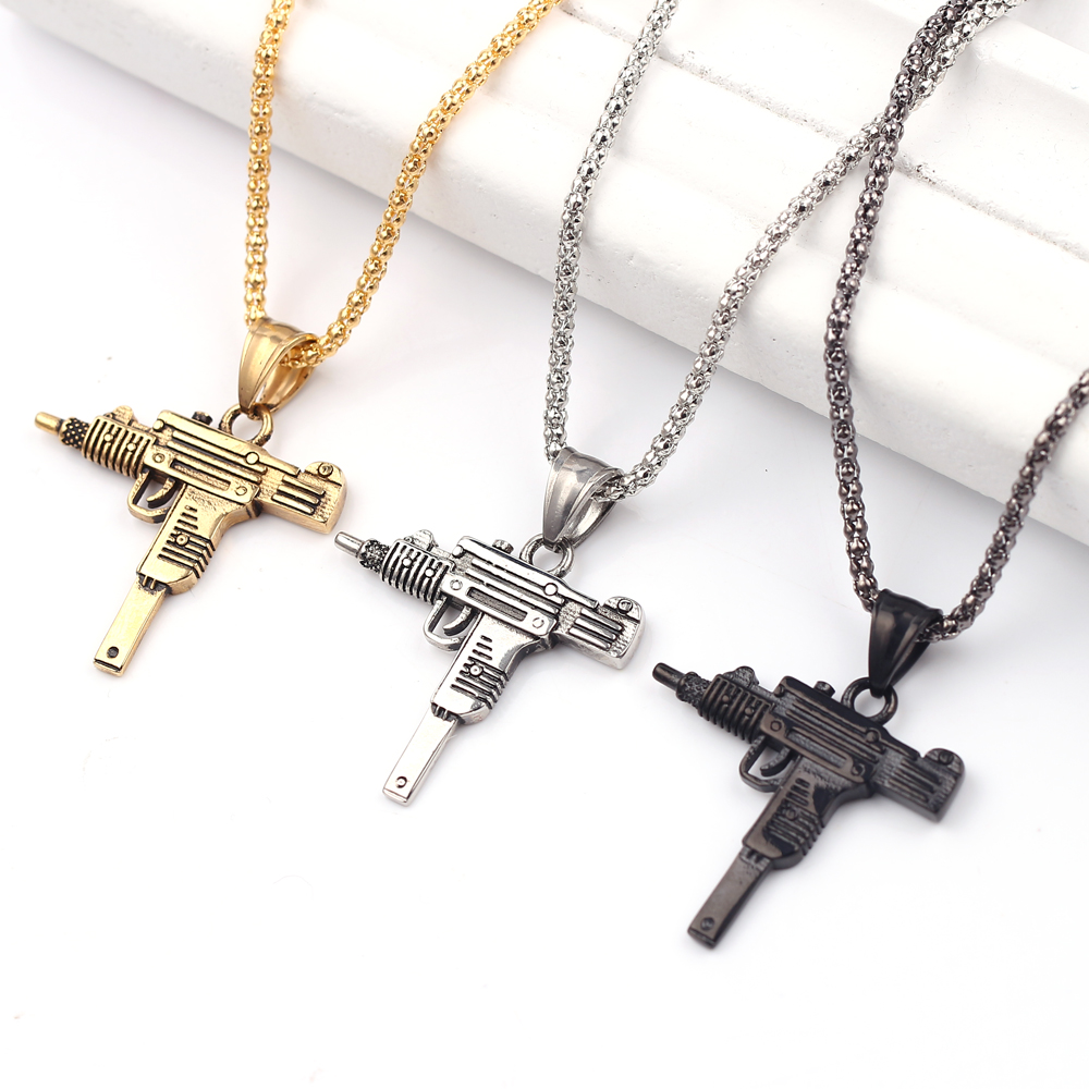 Punk Uzi Pistol Machine Gun Ne - огляд і ціна Jewelry Making Equipment