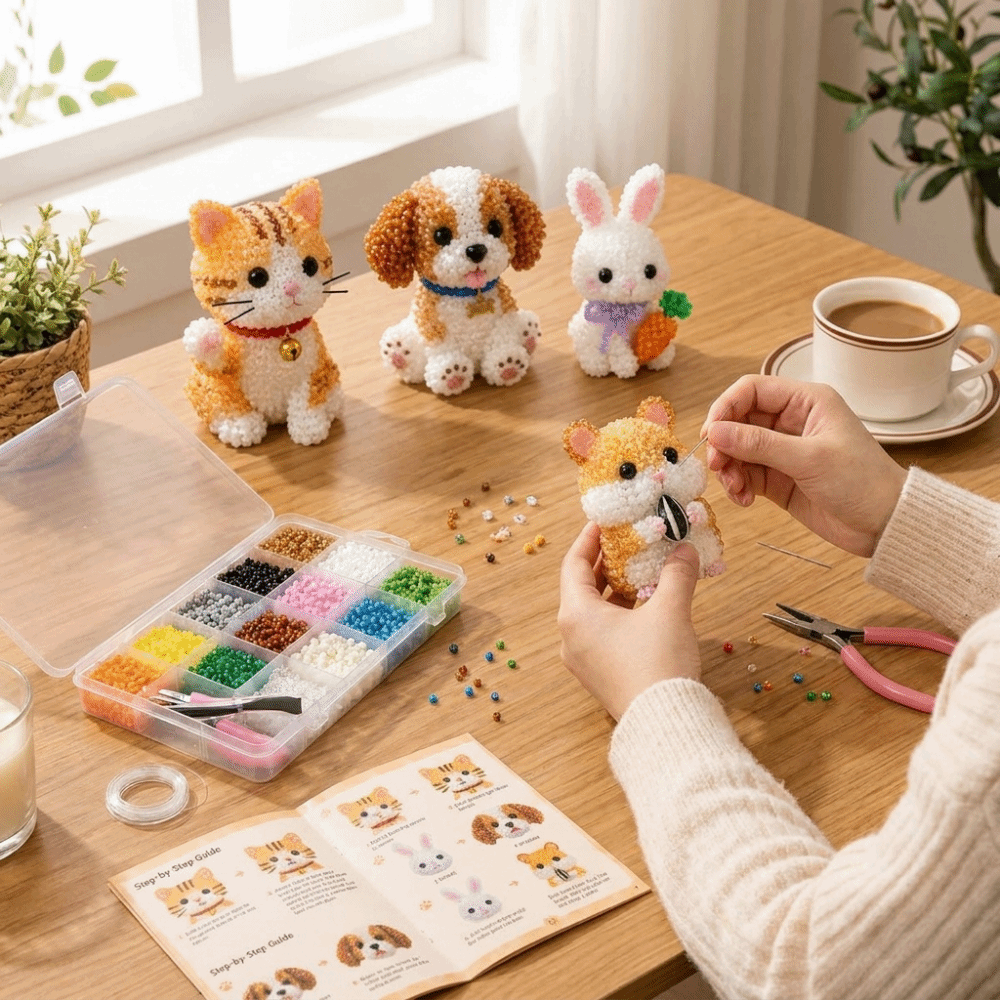 Handmade DIY Animal Bead Embro - огляд і ціна Jewelry Making Education