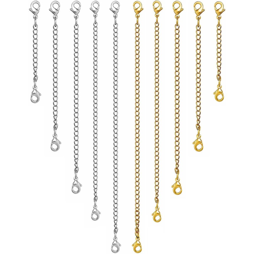 10Pcs Chain Extenders for Neck - огляд і ціна Jewelry Making Chain