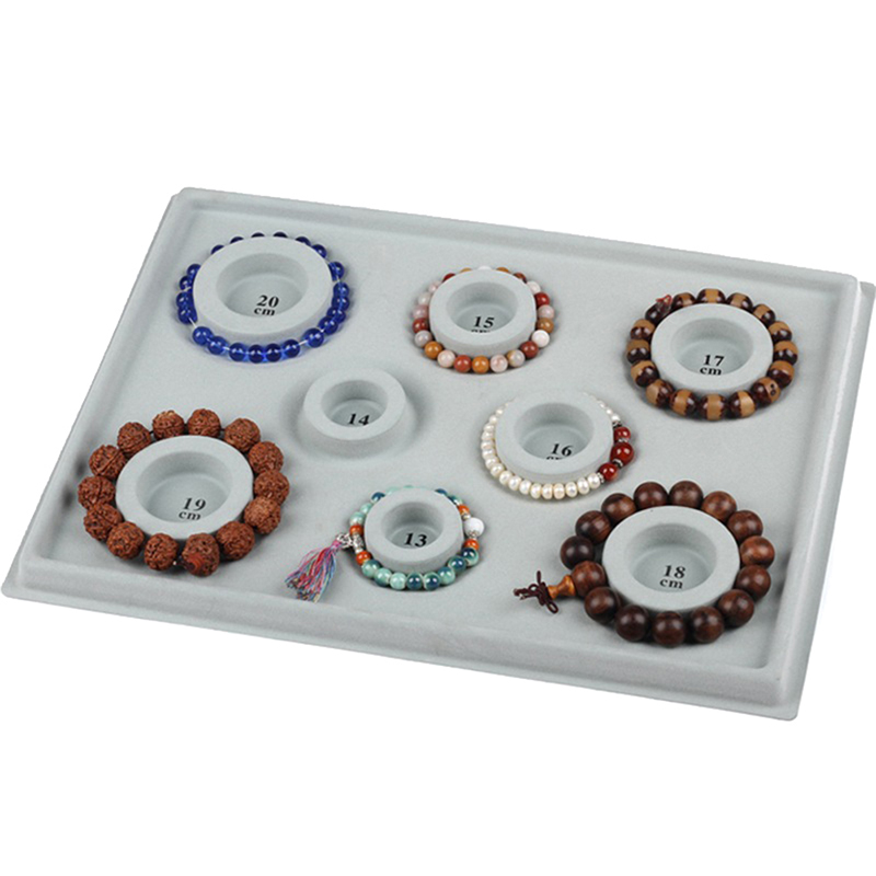 Gray Flocked Bead Board Bracel - огляд і ціна Jewelry Making Education