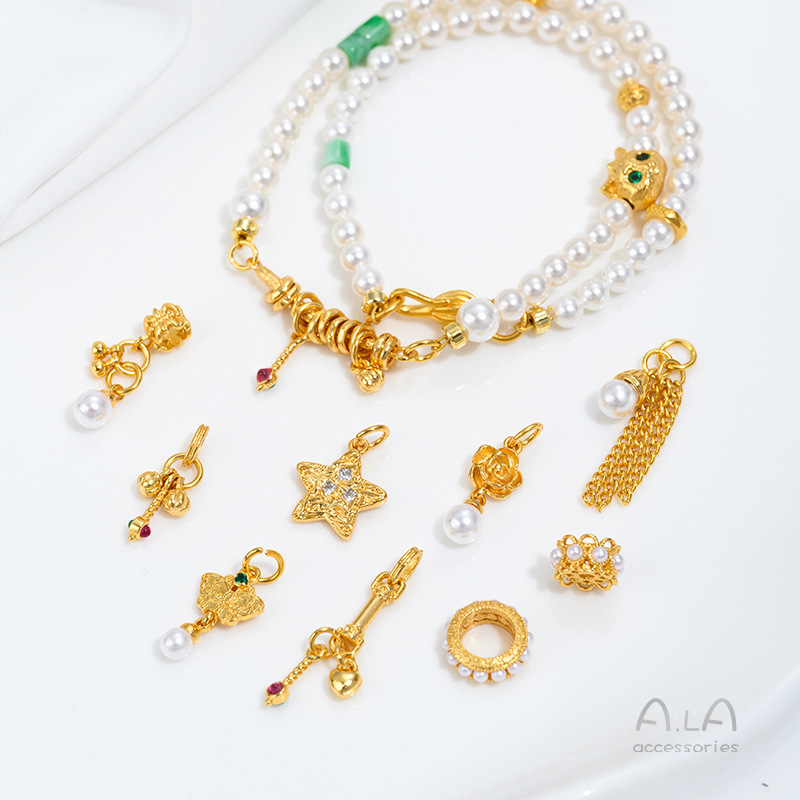 Vietnam Sand Gold Pearl Beads  - огляд і ціна Jewelry Making Vietnam