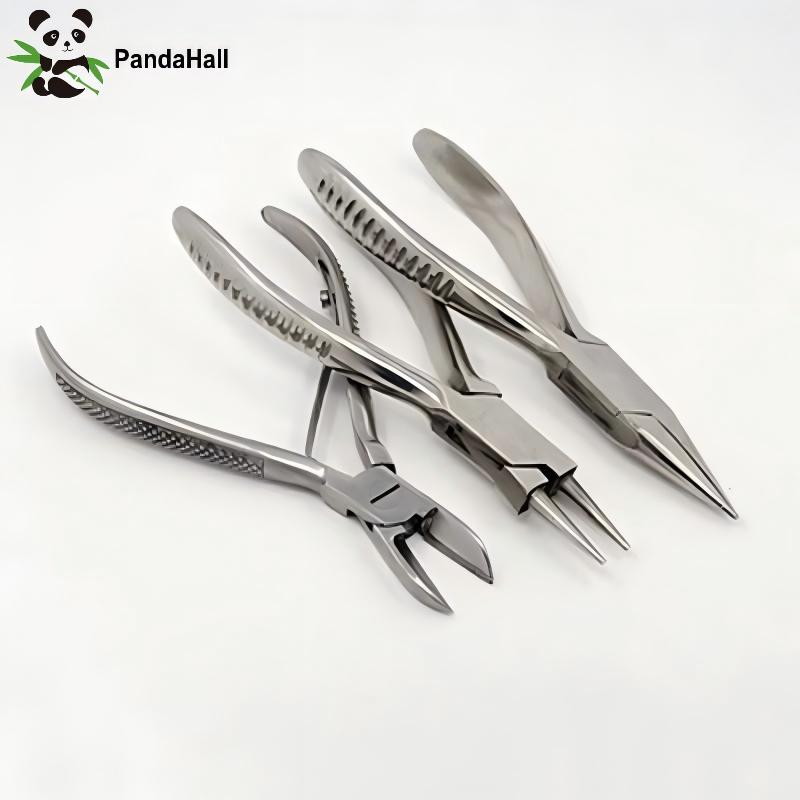 PandaHall 3pcs/set Carbon Stee - огляд і ціна Jewelry Making Pliers Set