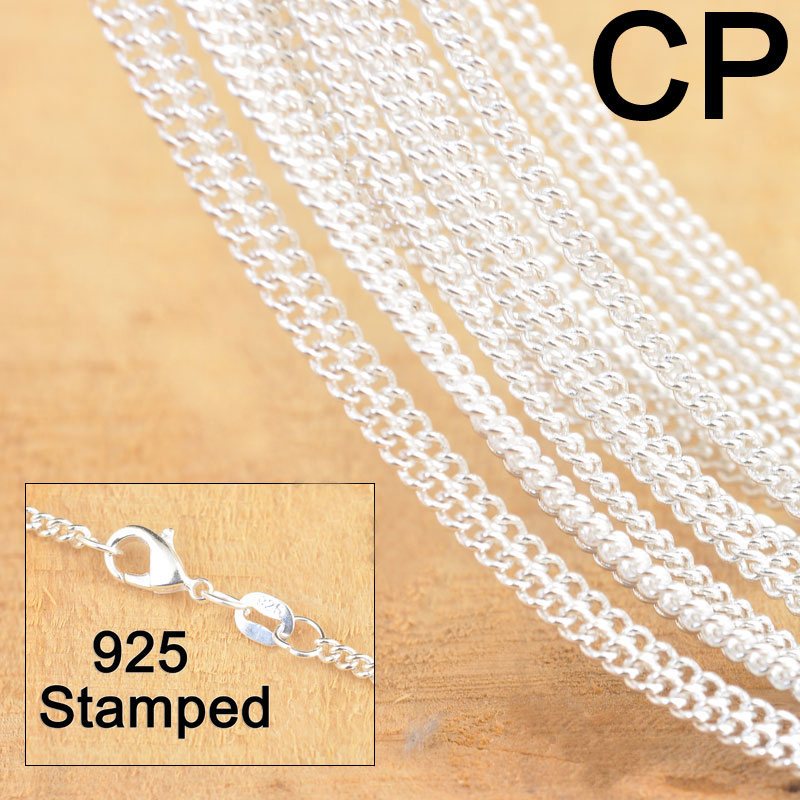 10PCS Hot Sale 18 Inch 925 Ste - огляд і ціна Lobster Clasp Silver