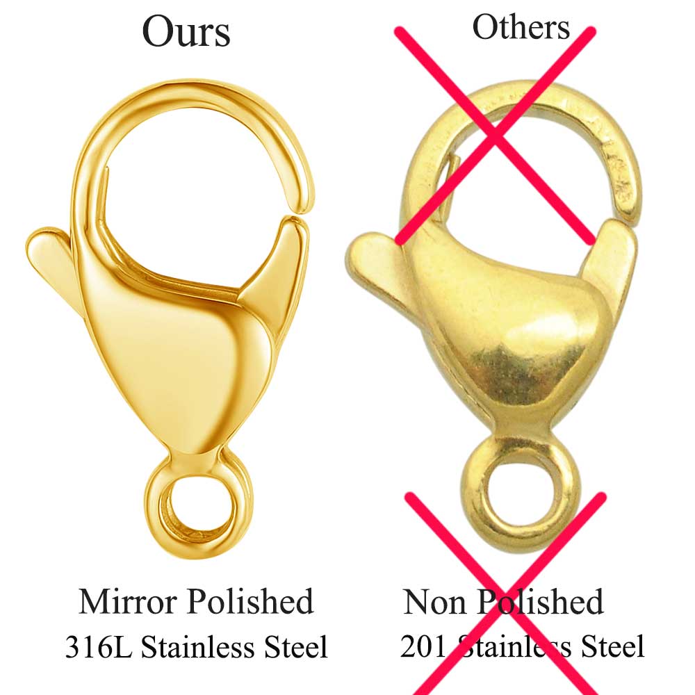 20/30/40 316L Stainless Steel  - огляд і ціна Jewelry Making Gold
