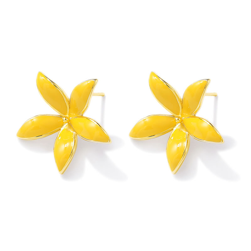 18K Gold Color Brass Flower St - огляд і ціна Jewelry Making Gold