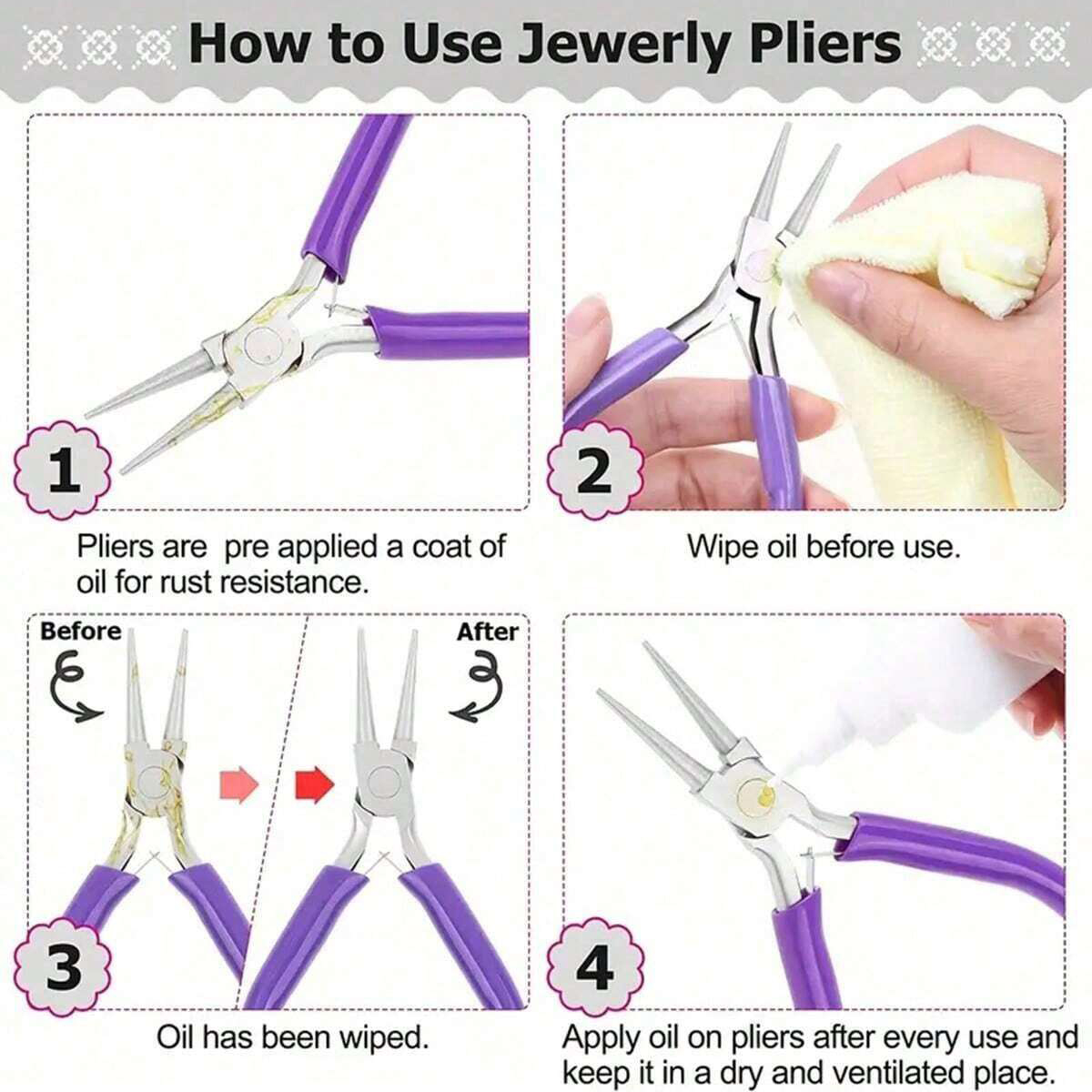 6/5/3pcs Jewelry Making Tools  - огляд і ціна Jewelry Making Pliers Set
