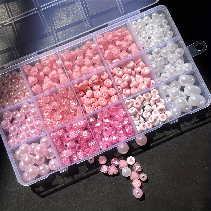 10-Piece Pink Alphabet Box, Ac - огляд і ціна Jewelry Making Kit For Beginners
