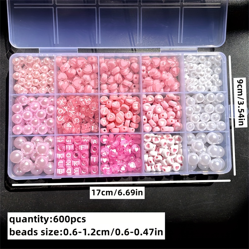 10-Piece Pink Alphabet Box, Ac - огляд і ціна Jewelry Making Kit For Beginners