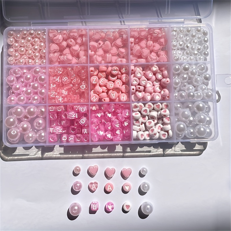 10-Piece Pink Alphabet Box, Ac - огляд і ціна Jewelry Making Kit For Beginners