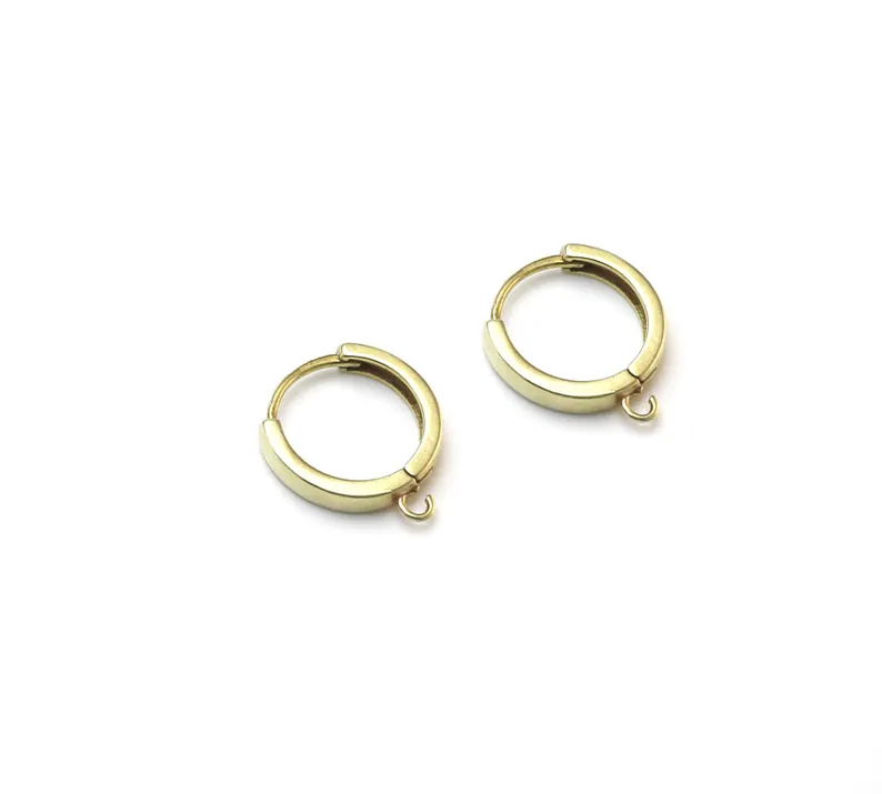 10pcs Brass Ear Hoops, Leverba - огляд і ціна Jewelry Making Metal