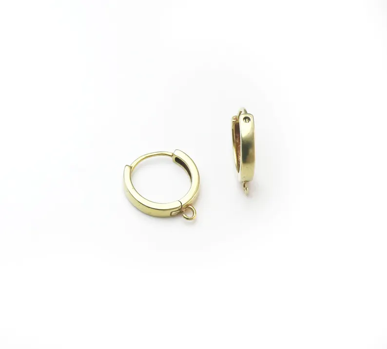 10pcs Brass Ear Hoops, Leverba - огляд і ціна Jewelry Making Metal