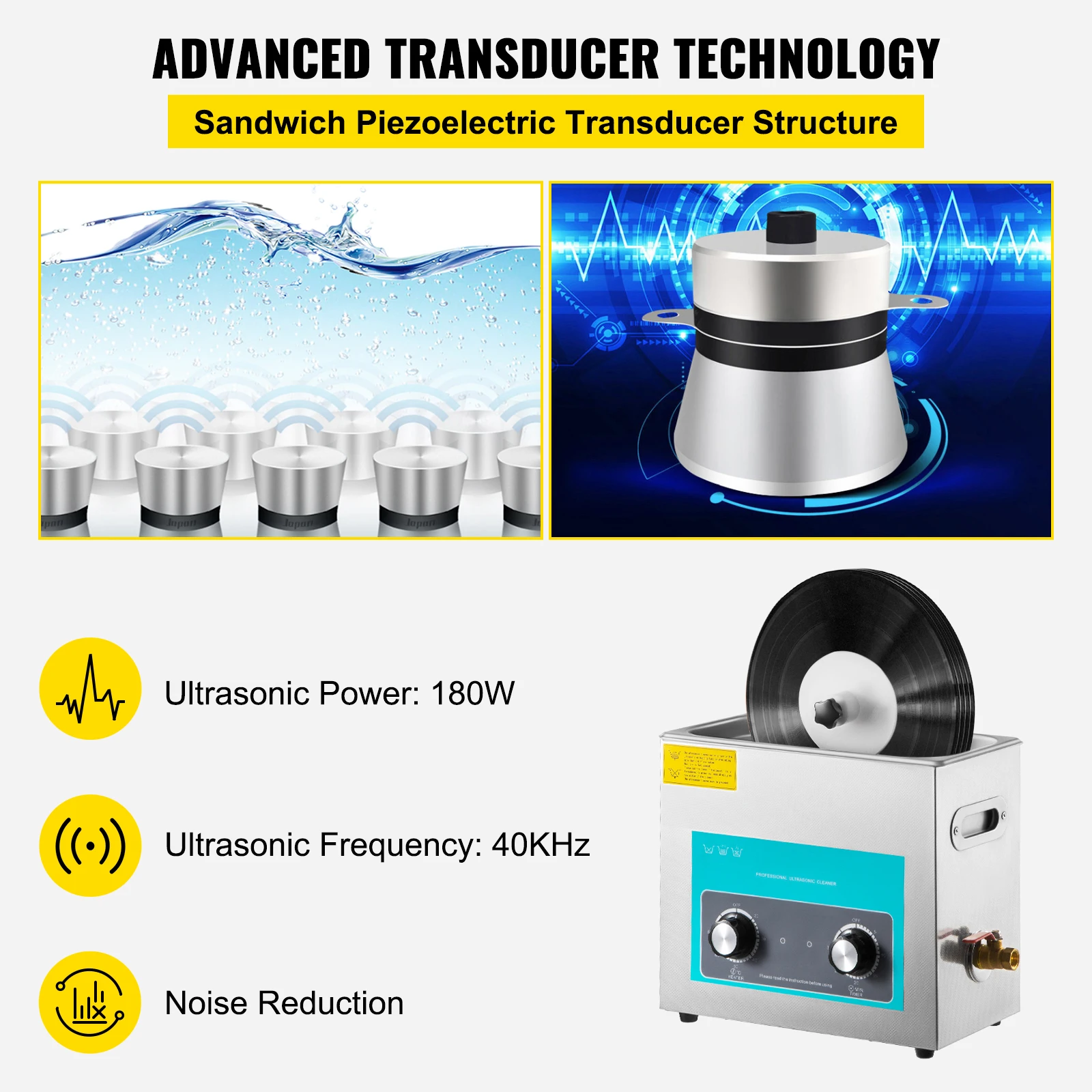 SIHAO 6L Vinyl Record Cleaner  - огляд і ціна Jewelry Making Equipment