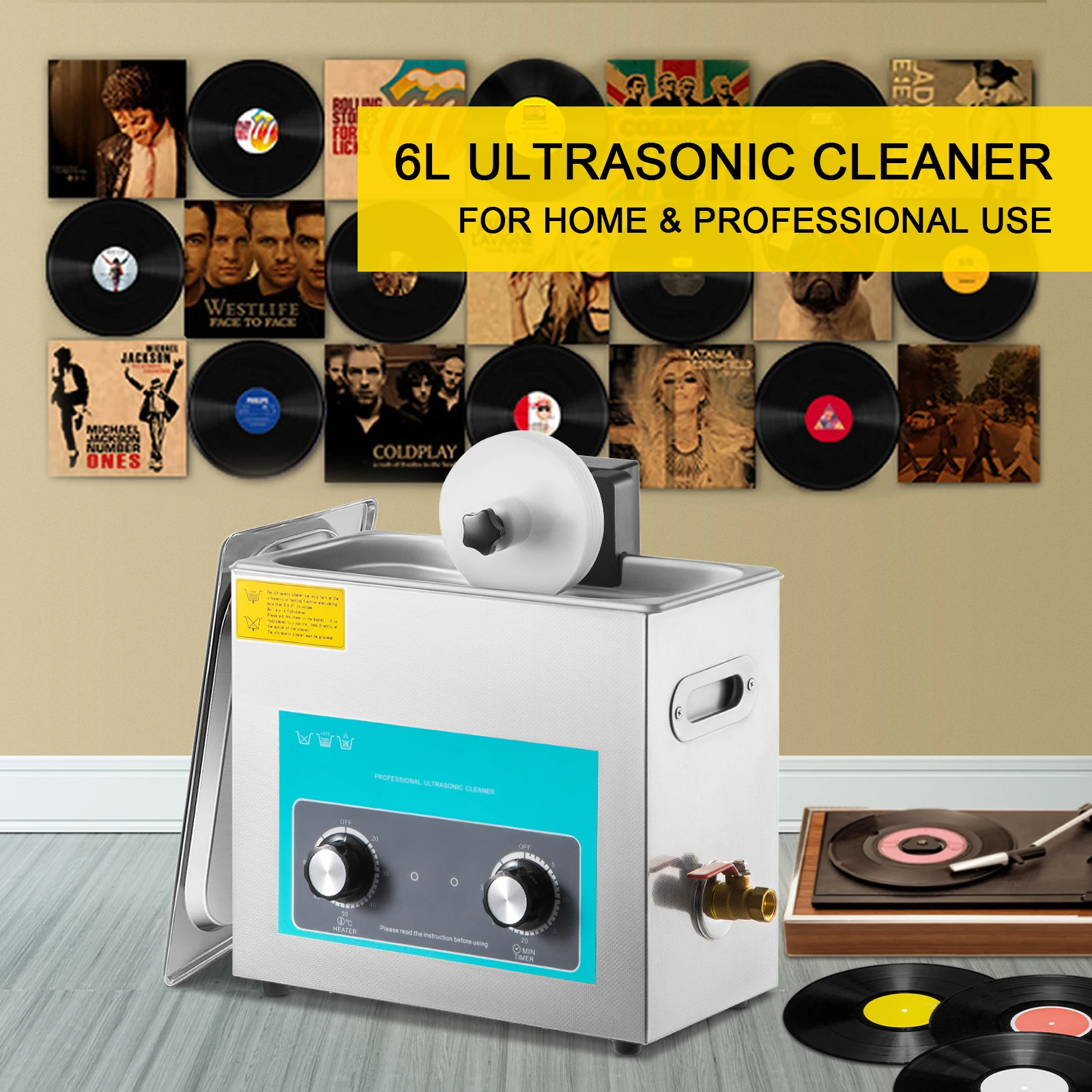 SIHAO 6L Vinyl Record Cleaner  - огляд і ціна Jewelry Making Equipment