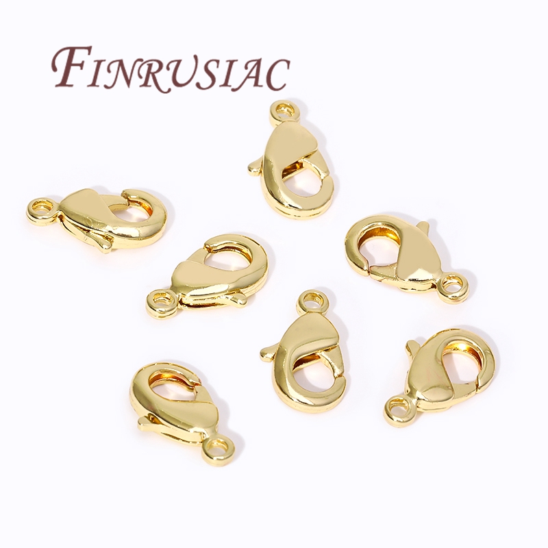 18K Gold Plated Lobster Clasps - огляд і ціна Jewelry Making Gold