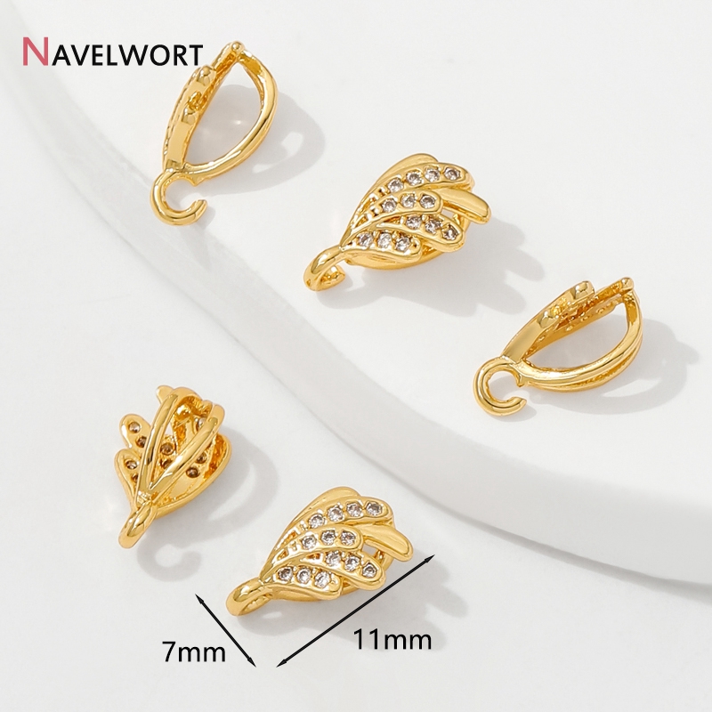 18K Gold Plated Brass With Zir - огляд і ціна Jewelry Making Gold