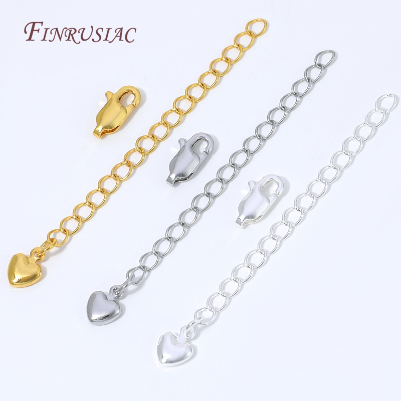 18K Gold Silver Plated Extensi - огляд і ціна Lobster Clasp Silver