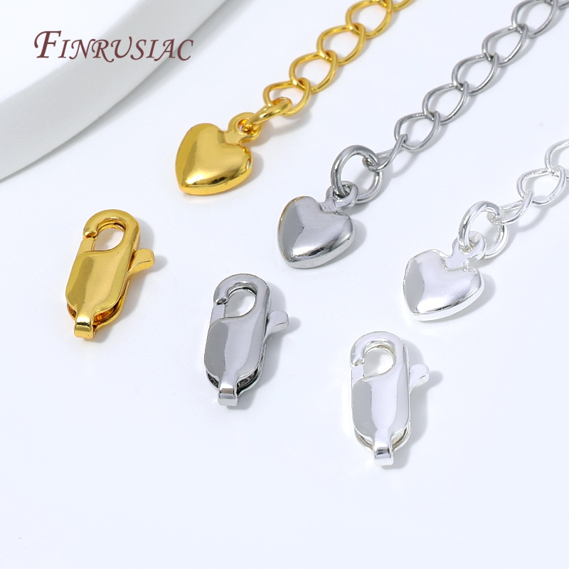 18K Gold Silver Plated Extensi - огляд і ціна Lobster Clasp Silver