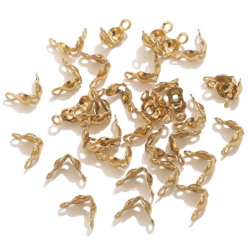 50pcs PVD Gold Plated Stainles - огляд і ціна Jewelry Making Gold
