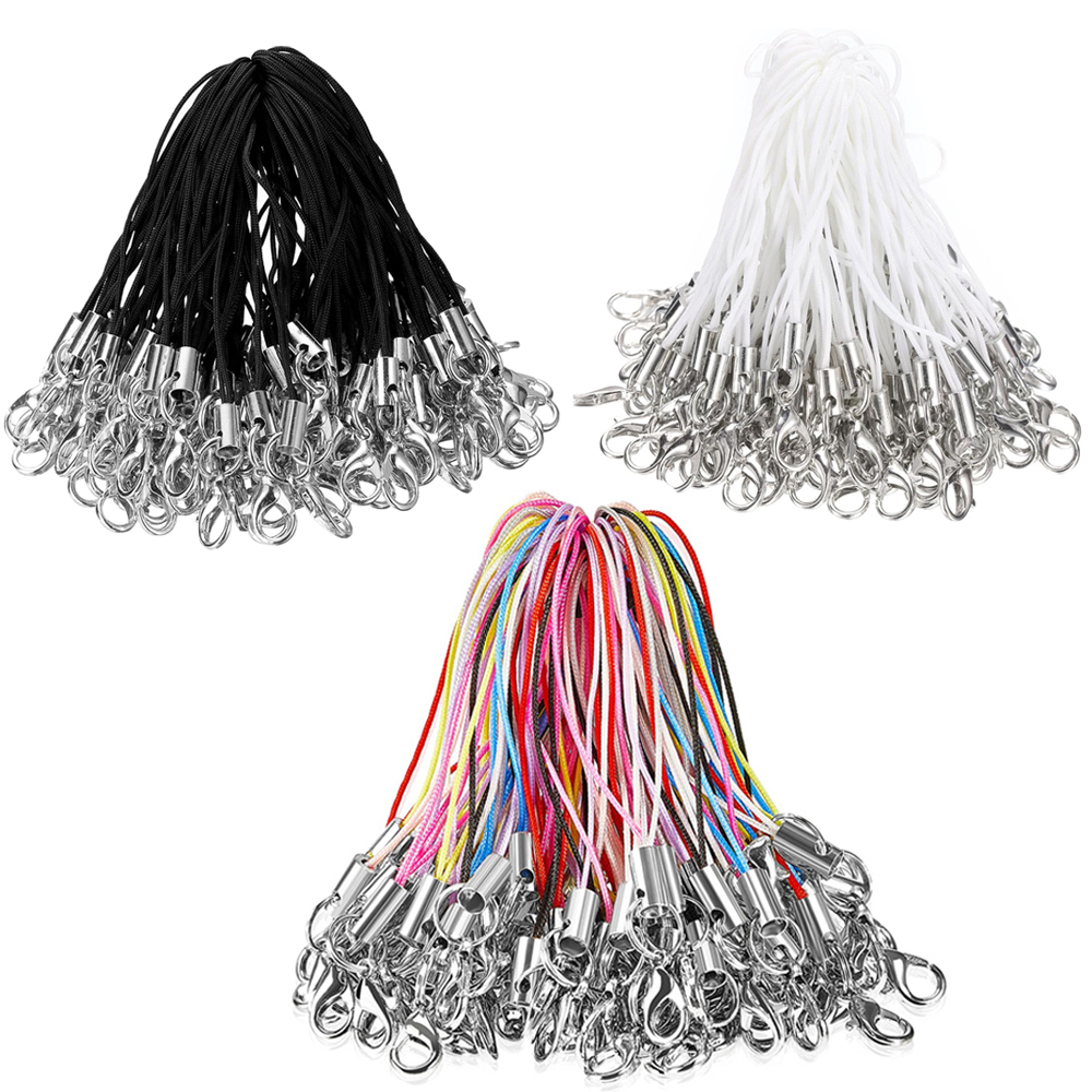 50/100Pcs Black White Strap Ch - огляд і ціна Jewelry Making Equipment