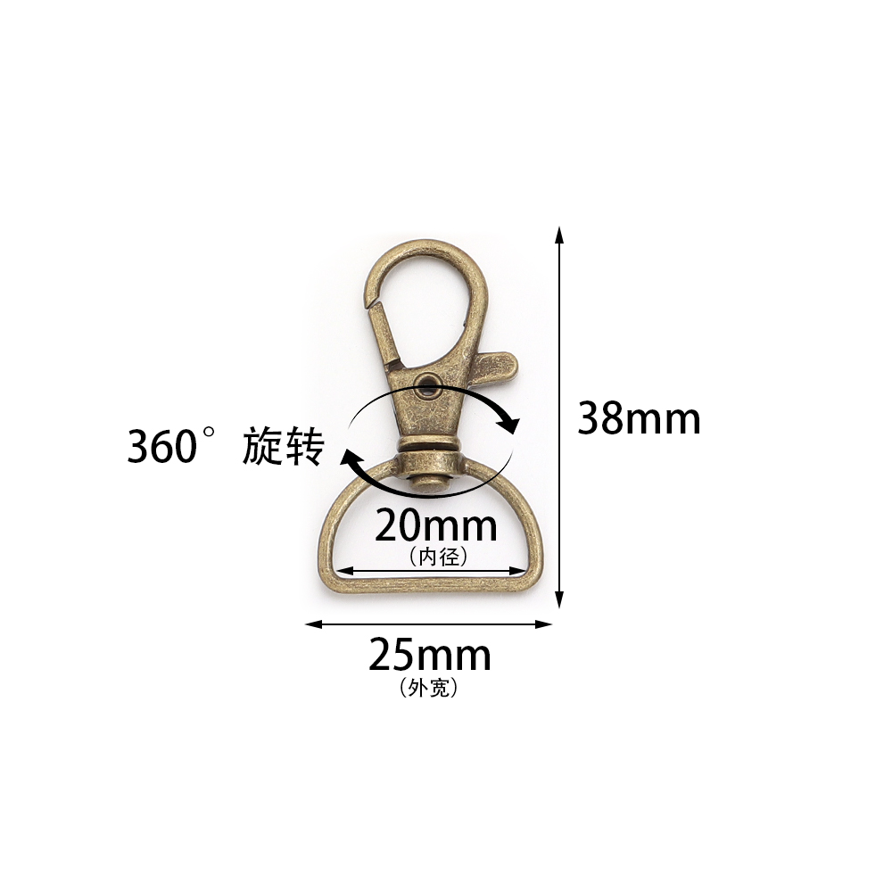 10pcs/lot Metal Swivel Clasps  - огляд і ціна Jewelry Making Kit For Beginners