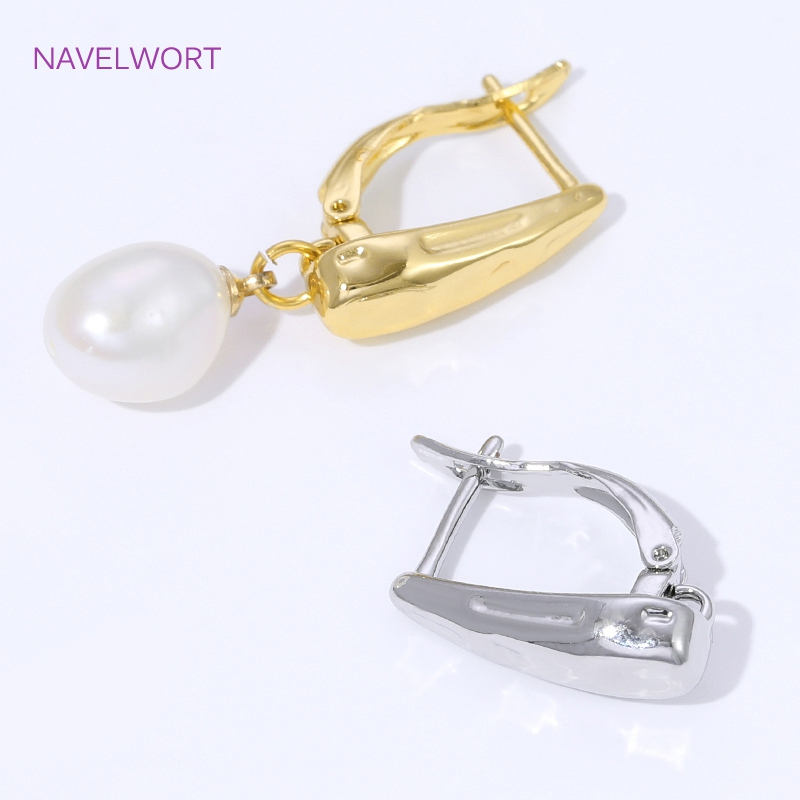 18K Gold Plated Smooth Earring - огляд і ціна Jewelry Making Kits