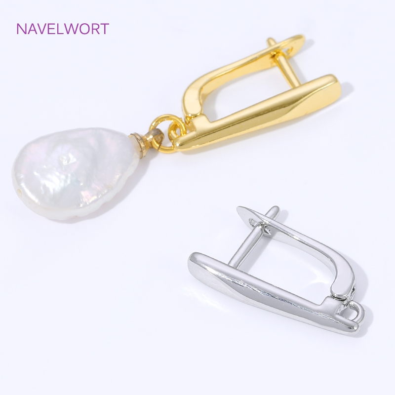 18K Gold Plated Smooth Earring - огляд і ціна Jewelry Making Kits