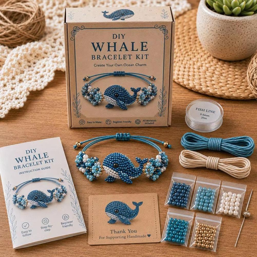DIY Beaded Bracelet Making Kit - огляд і ціна Jewelry Making Set