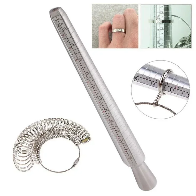 Metal Ring Sizer Measuring Too - огляд і ціна Jewelry Making Education