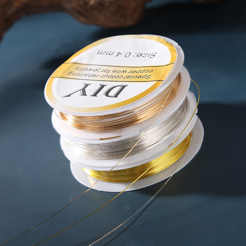 1Roll Silver Copper Wire 0.3/0 - огляд і ціна Jewelry Making Equipment