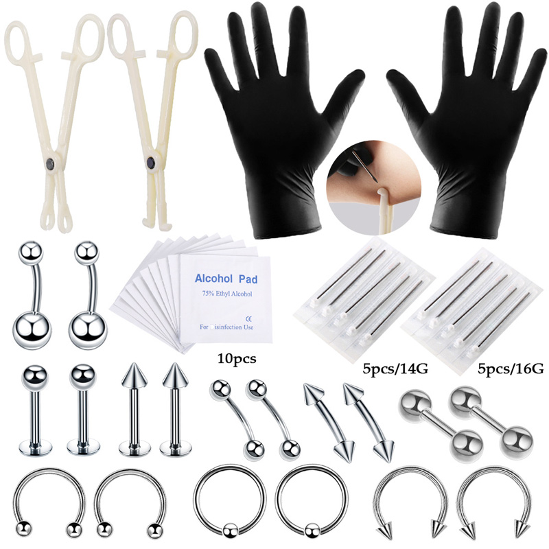 42pcs/set Body Piercing Tool K - огляд і ціна Jewelry Making Pliers Set