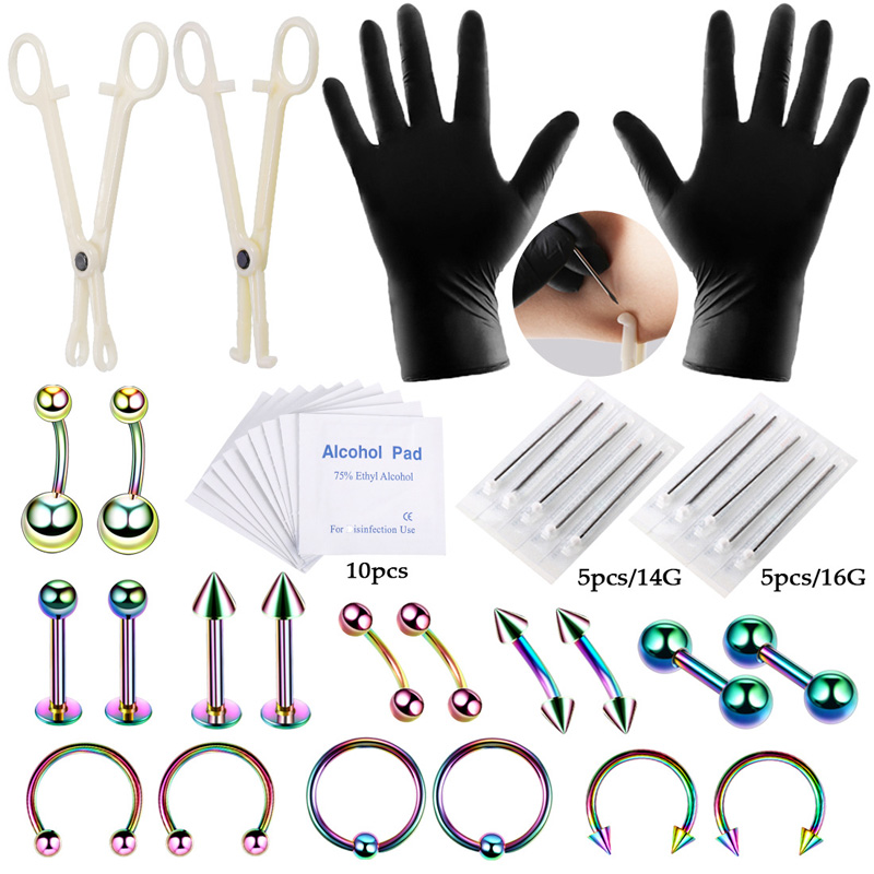 42pcs/set Body Piercing Tool K - огляд і ціна Jewelry Making Pliers Set