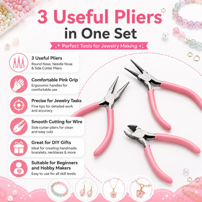 1pcs/set DIY Hand Tool Pliers  - огляд і ціна Jewelry Making Pliers Set