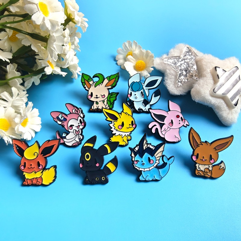 Hot 9 Pcs Anime Elf Brooch Set - огляд і ціна Jewelry Making Kits