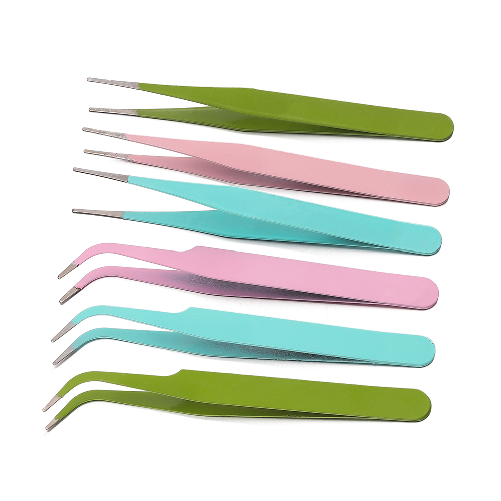 1pcs Colorful Tweezers Repair  - огляд і ціна Jewelry Making Education