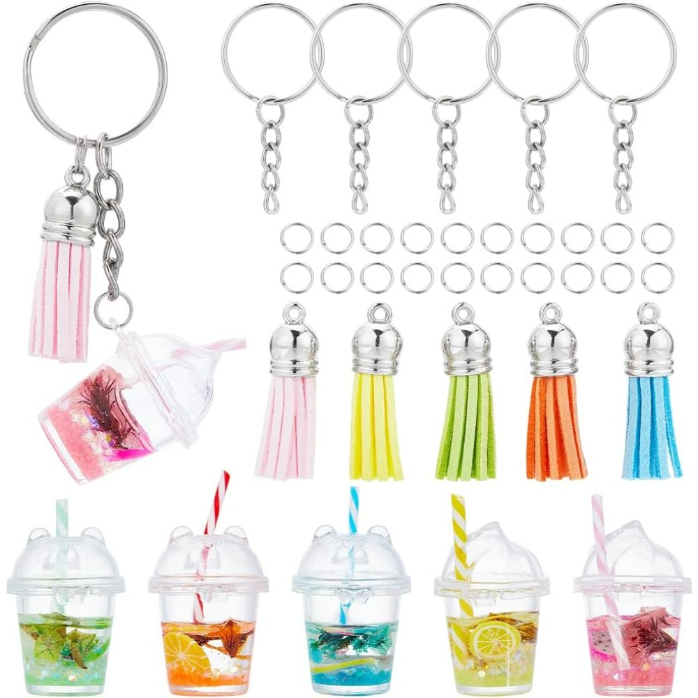 35Pcs DIY 5 Sets Bubble Tea Ke - огляд і ціна Jewelry Making Chain
