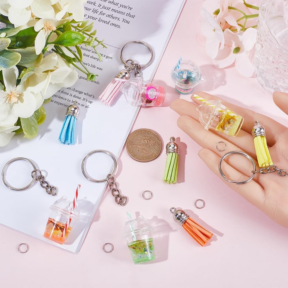35Pcs DIY 5 Sets Bubble Tea Ke - огляд і ціна Jewelry Making Chain