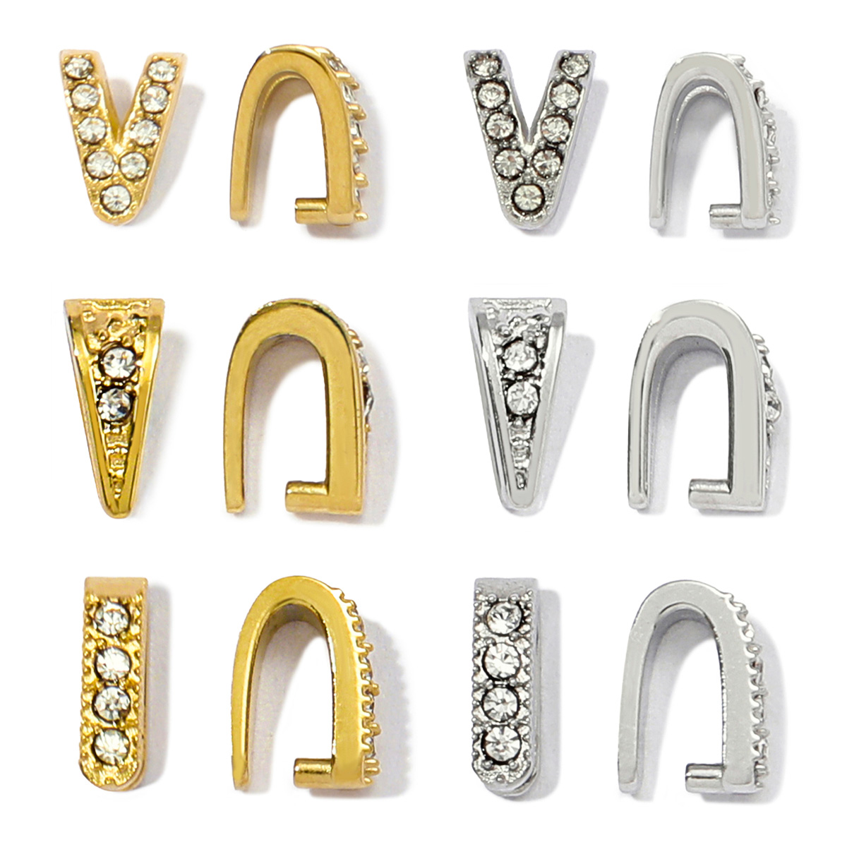 5Pcs/Lot Stainless Steel Clips - огляд і ціна Jewelry Making Metal