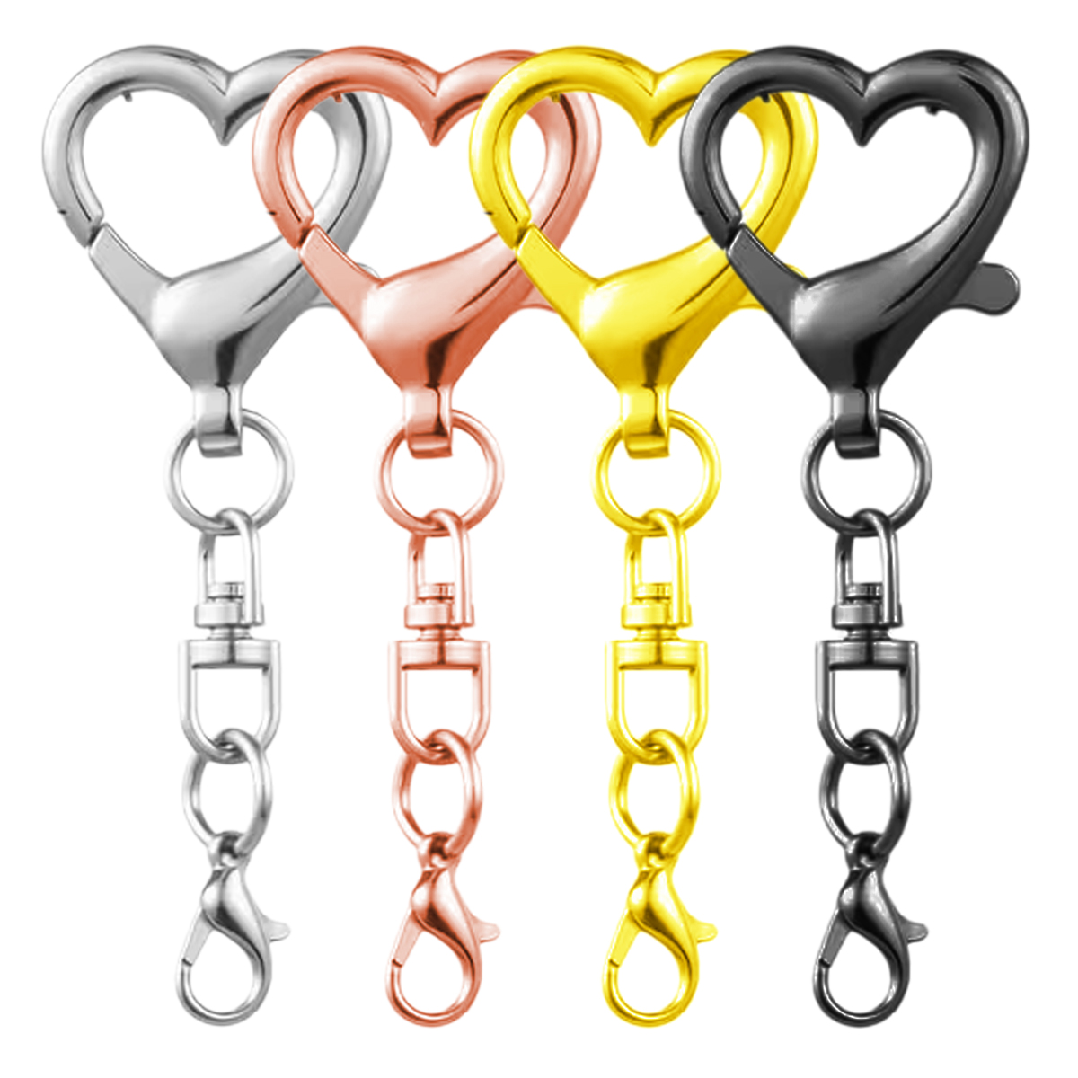 5/15/30Pcs Heart Shaped Swivel - огляд і ціна Jewelry Making Chain