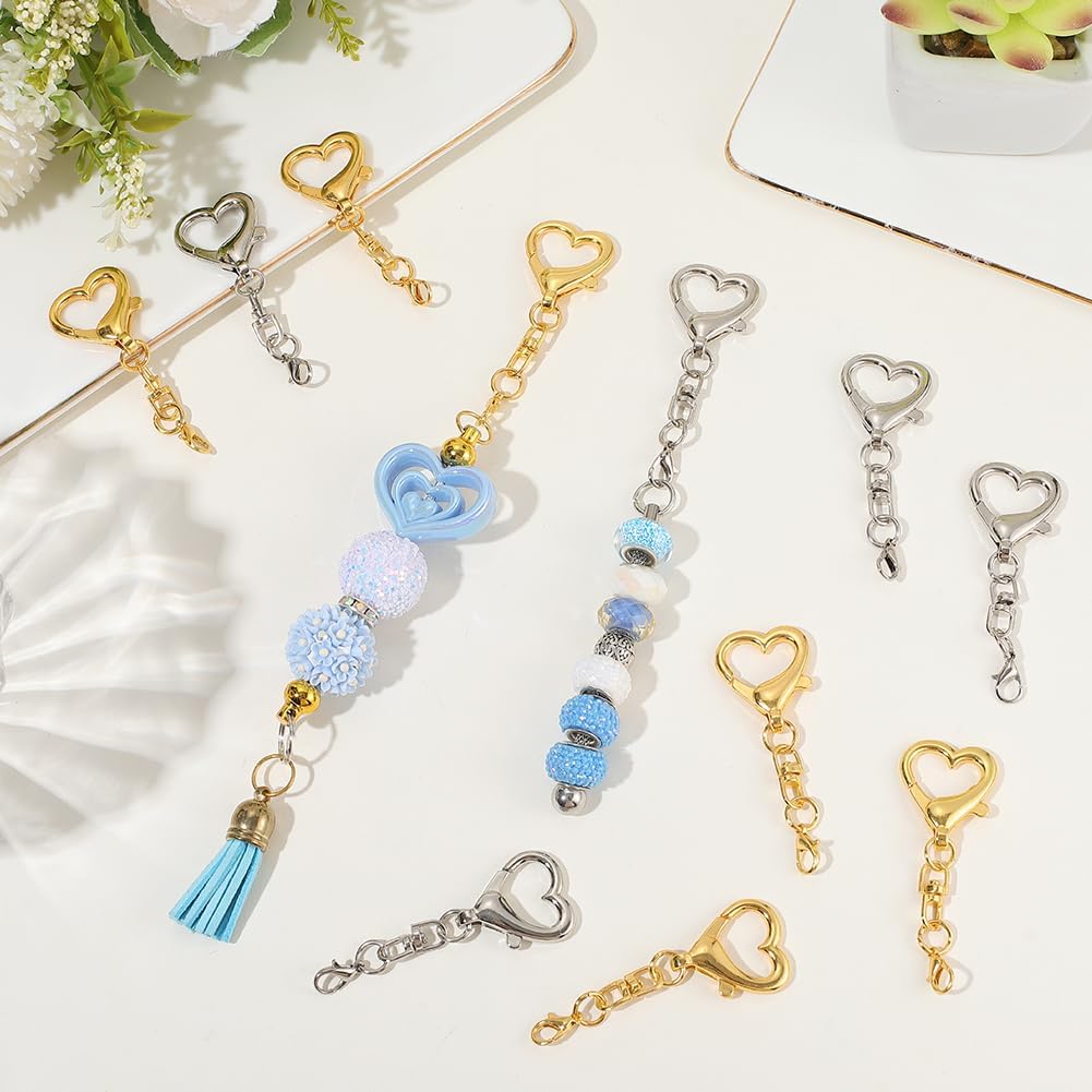 5/15/30Pcs Heart Shaped Swivel - огляд і ціна Jewelry Making Chain