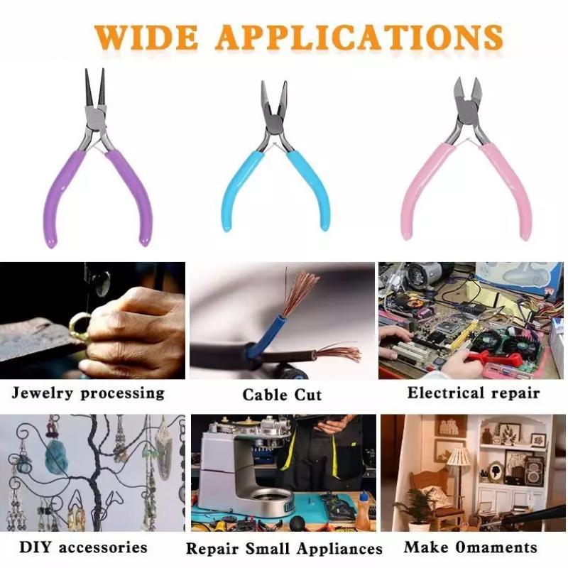 【L】1/3PCS Jewelry Making Plier - огляд і ціна Jewelry Making Pliers Set