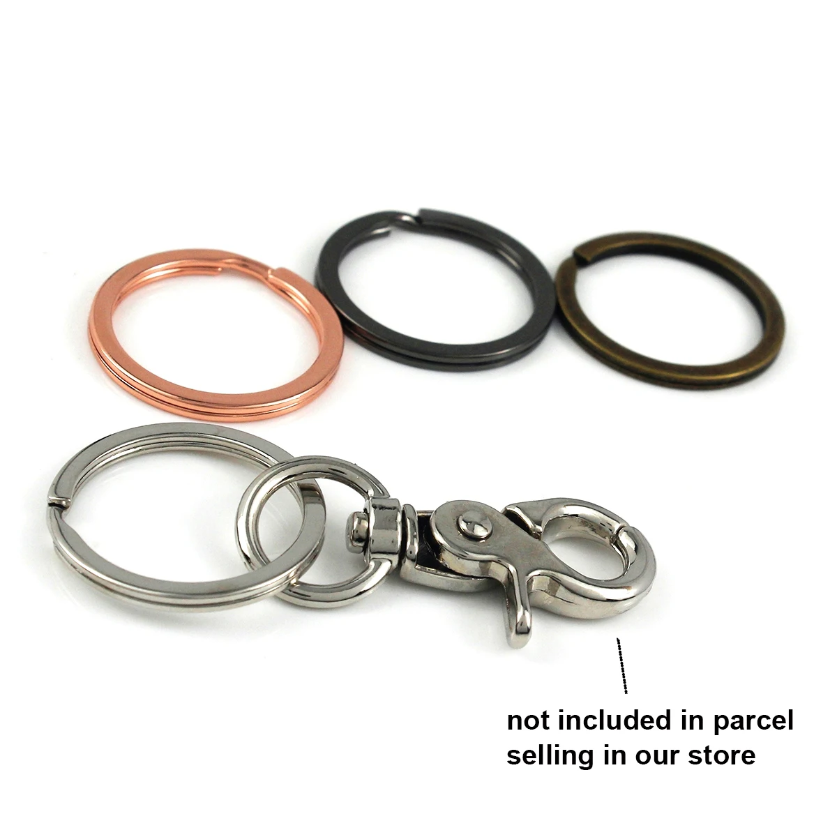 5/10pcs Metal Alloy Key Rings  - огляд і ціна Jewelry Making Chain