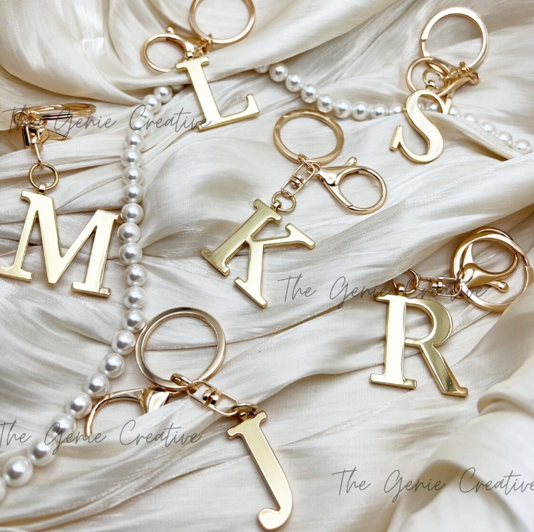 Stainless Steel 3D Initial Key - огляд і ціна Lobster Clasp Silver