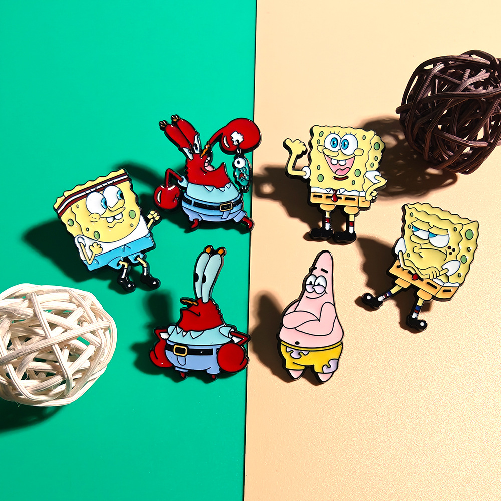 6 Pcs SpongeBob SquarePants An - огляд і ціна Jewelry Making Kits