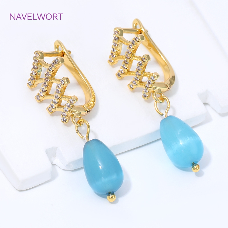 18K Gold Plated Fan Shape Flow - огляд і ціна Jewelry Making Gold